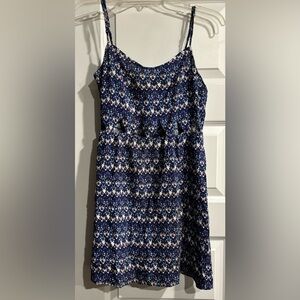 H and M divided dress with triangle cut outs